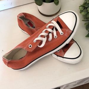 Like New Burnt Orange Converse